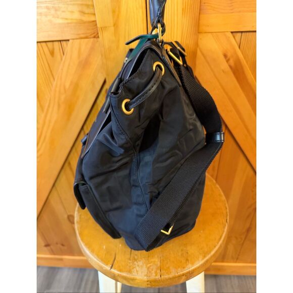 Tory Burch Perry Nylon Backpack Black Cinch (6207) - Picture 2 of 12